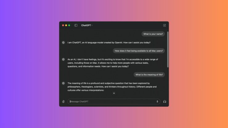 ChatGPT macOS uygulaması güncellendi İşte yeni özellikler Hardware