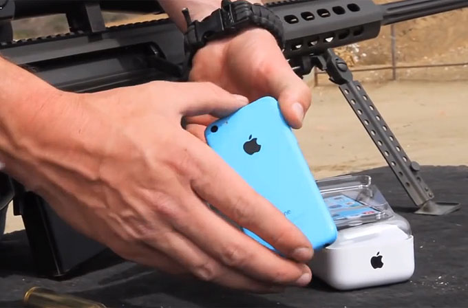 iPhone 5C’nin keskin nişancı tüfeğiyle imtihanı
