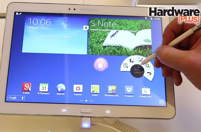 Video ön inceleme: Yeni Galaxy Note 10.1