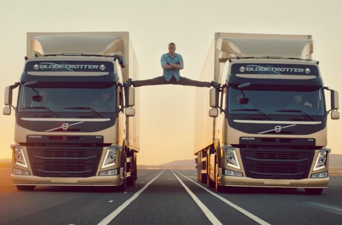 Volvo, yeni teknoloji reklamında Van Damme’a bacak açtırdı