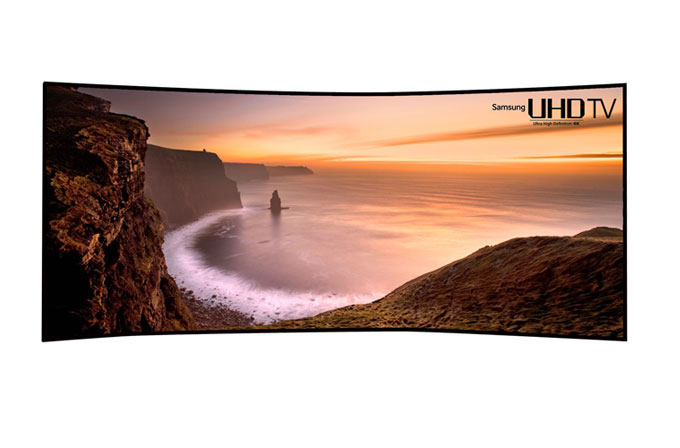 Samsung’tan 105 inç kavisli TV!