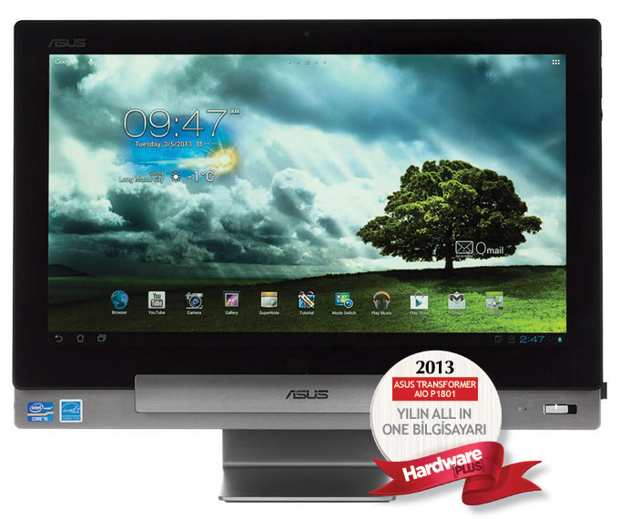2013'ün en iyi AIO bilgisayarı: ASUS TRANSFORMER AIO P1801