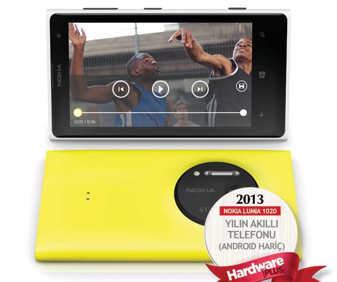 2013'ün en iyi akıllı telefonu (Android hariç): Nokia Lumia 1020