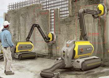 Türk tasarımcının yaptığı robotlar beton yiyor
