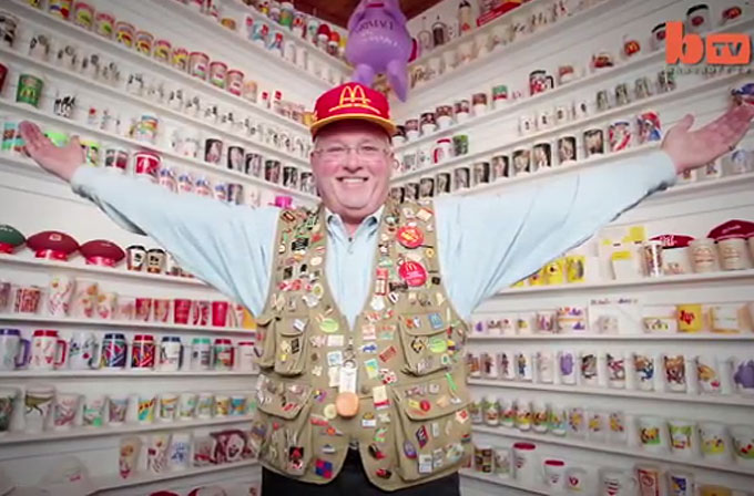 50 yıldır McDonald’s eşyaları topluyor