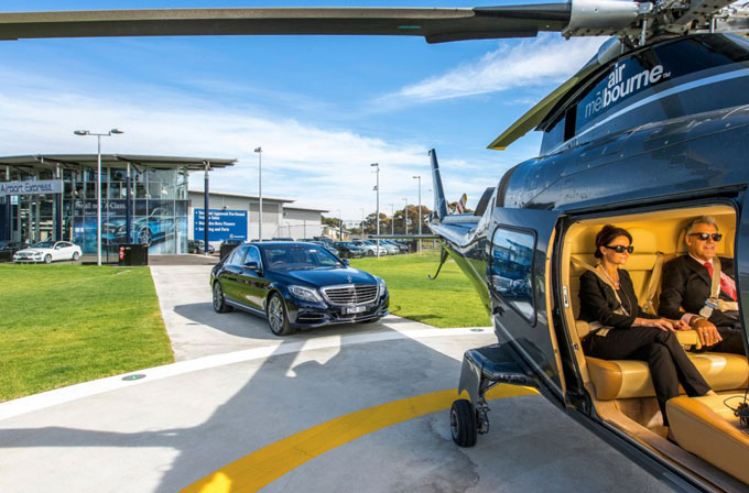 Mercedes-Benz’den helikopter hizmeti!