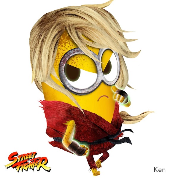 Galeri: Sevimli Minion'lar Street Fighter karakterleri olsaydı? Ken