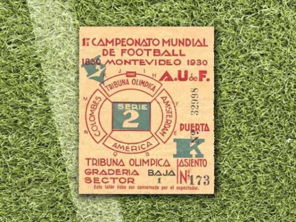 Galeri: 80 yıllık Dünya Kupası bilet tasarımları tarihi 1930 Uruguay - Arjantin