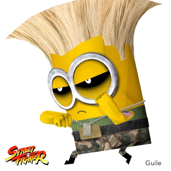 Galeri: Sevimli Minion'lar Street Fighter karakterleri olsaydı? Guile