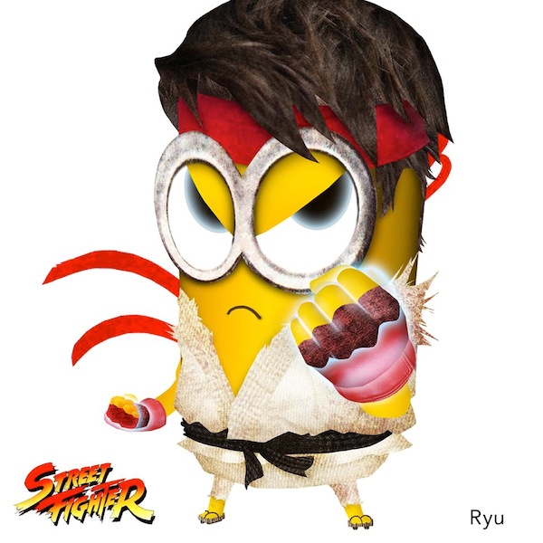Galeri: Sevimli Minion'lar Street Fighter karakterleri olsaydı? Ryu