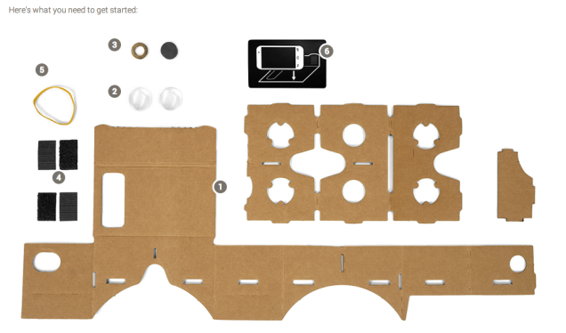Kendi sanal gerçeklik gözlüğünüzü yapın! Cardboard projesi