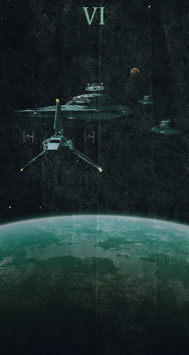Galeri: Bu Star Wars posterlerinde baş rol gemilerin Star Wars VI