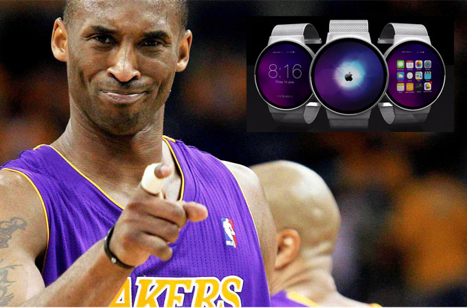 Profesyonel sporcular iWatch'u test ediyor Kobe Bryant