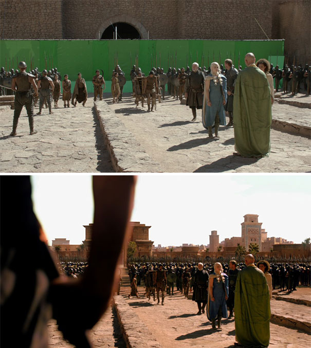 Galeri: Öncesi ve sonrasıyla filmlerde uygulanan görsel efektler Game Of Thrones