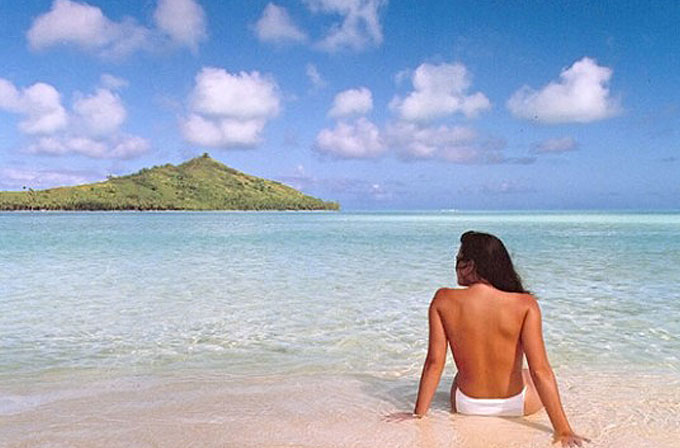 Dünyanın ilk Photoshop'lanan fotoğrafı Jennifer In Paradise