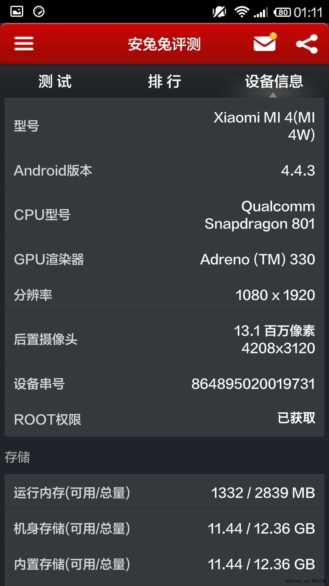 Galeri: Xiaomi Mi 4'ün AnTuTu skoru ve kamera örnekleri Mi 4 AnTuTu benchmark sonuçları