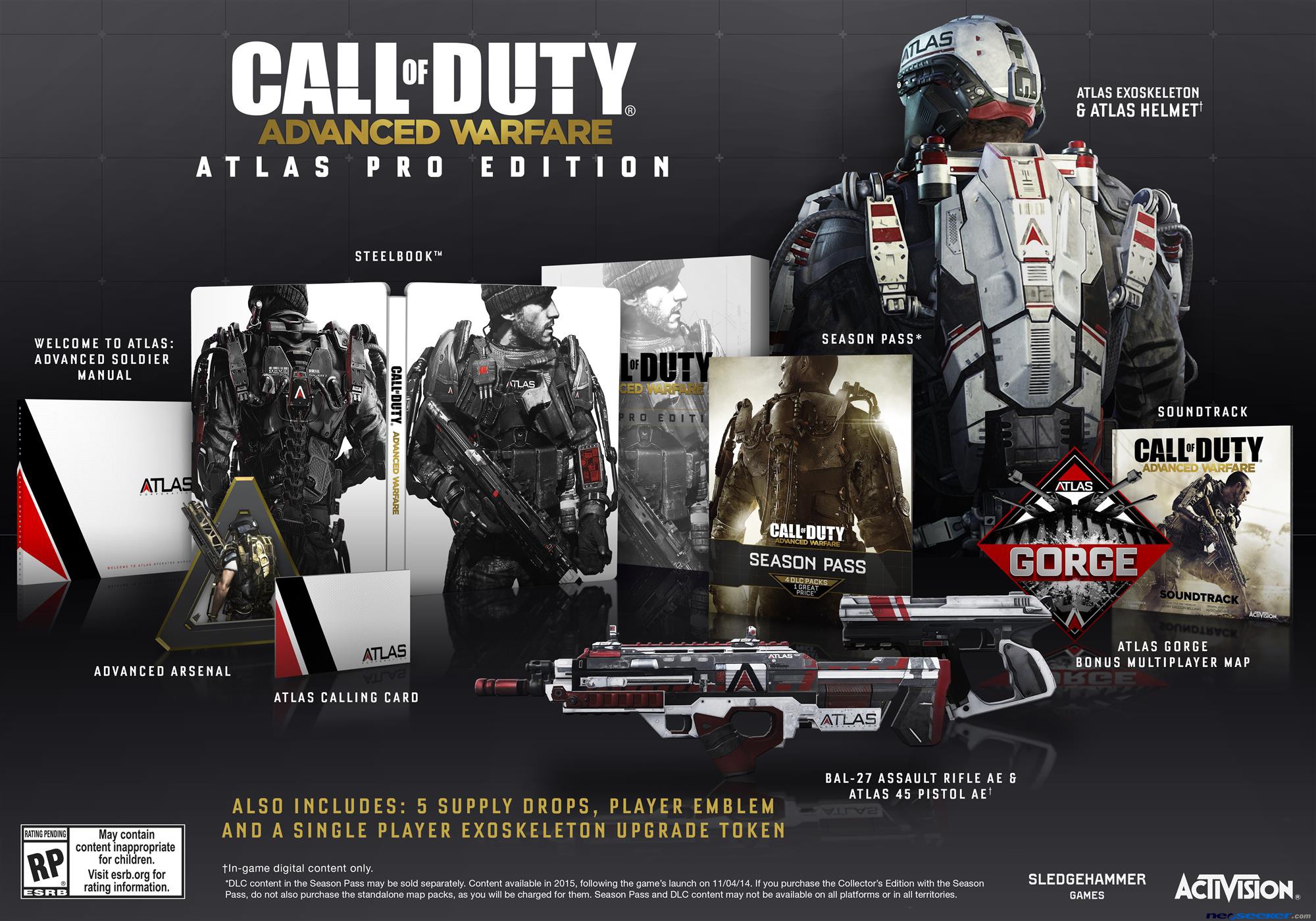 Call Of Duty: Advanced Warfare Atlas Editions