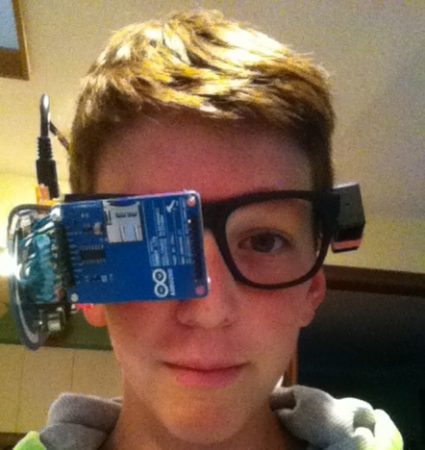 13 yaşında kendi Google Glass'ını yaptı Clay Haight
