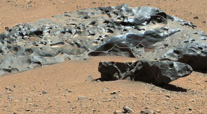 Mars'ta daha önce de demir meteorlar bulunmuştu