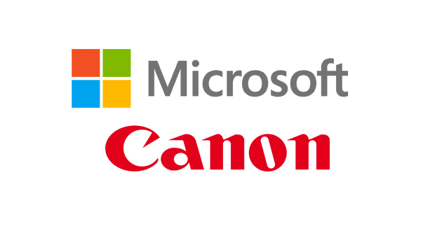 Canon ve Microsoft anlaşma imzadı Microsoft Canon