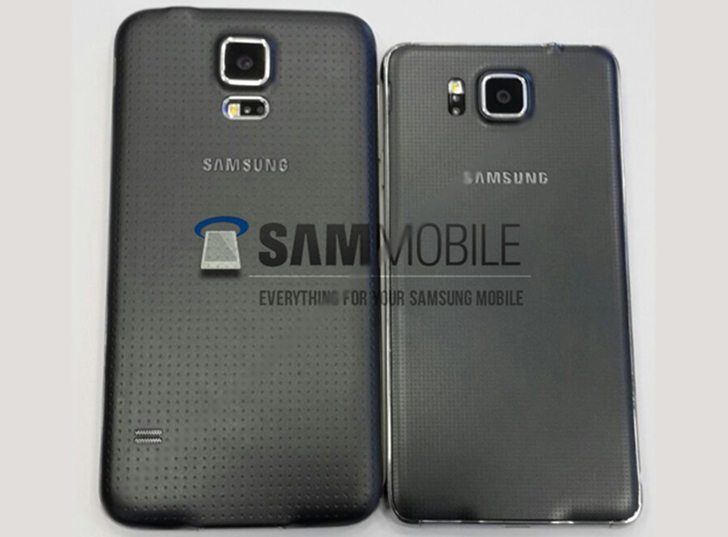 Galaxy S5 ve Galaxy Alpha yanyana