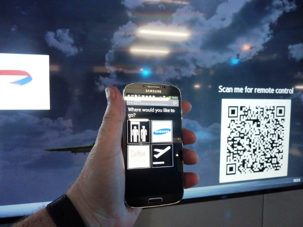 Samsung havaalanlarının geleceğini tanıttı QR Kod