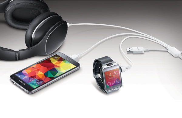 Samsung 3'ü bir arada USB kablo