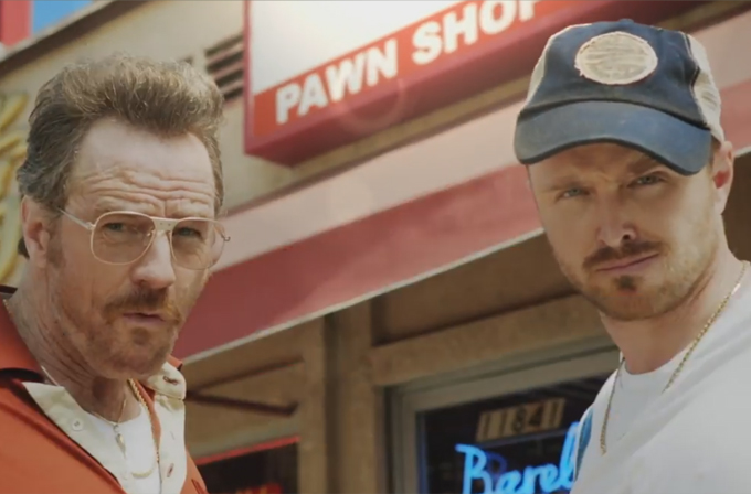 Bryan Cranston and Aaron Paul