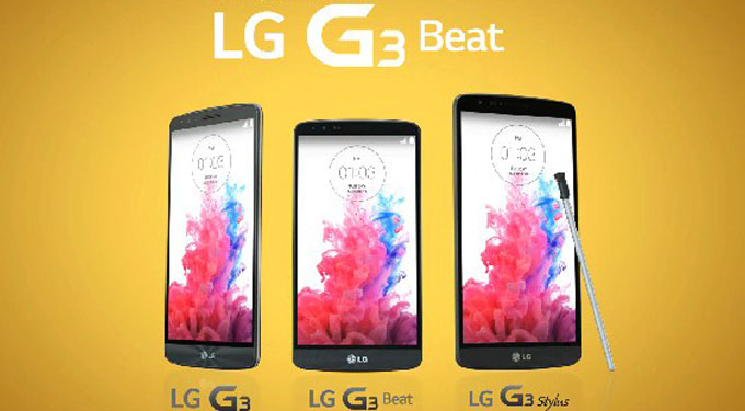 LG G3, Beat ve Stylus modelleri