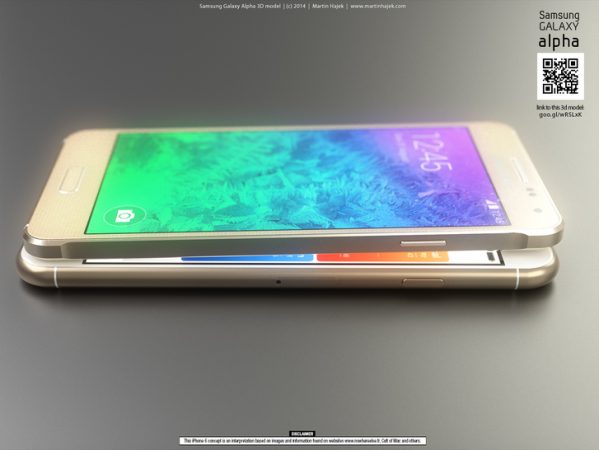 iPhone 6 ile Galaxy Alpha yan yana geldi Galaxy Alpha vs iPhone 6