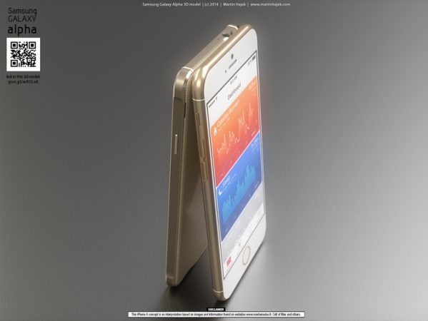 iPhone 6 ile Galaxy Alpha yan yana geldi iPhone 6