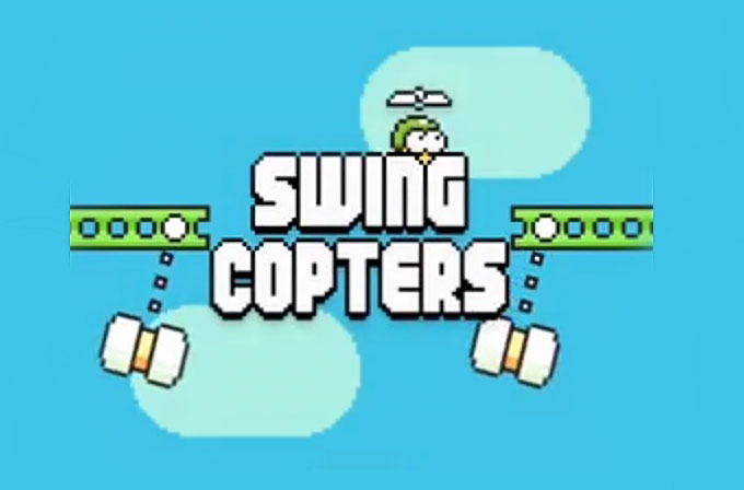 Flappy Bird'ün yenisi Swing Copters çıktı! Swing Copters
