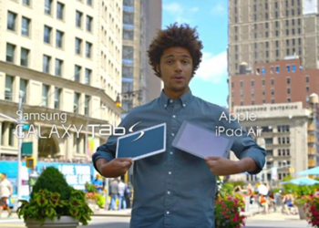 Samsung'un yeni reklamında insanlara iPad mi Tab S mi sorusu soruluyor