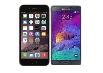 iPhone 6 Plus ve Galaxy Note 4