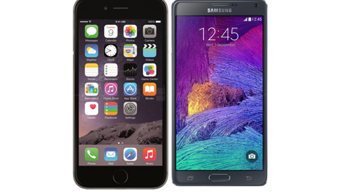 iPhone 6 Plus ve Galaxy Note 4