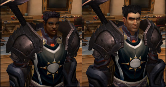 World of Warcraft'ın siyahi karakterleri gelen güncelleme sonrası beyaza döndü Gelen patch sonrası beyazlaşan bir Human karakter