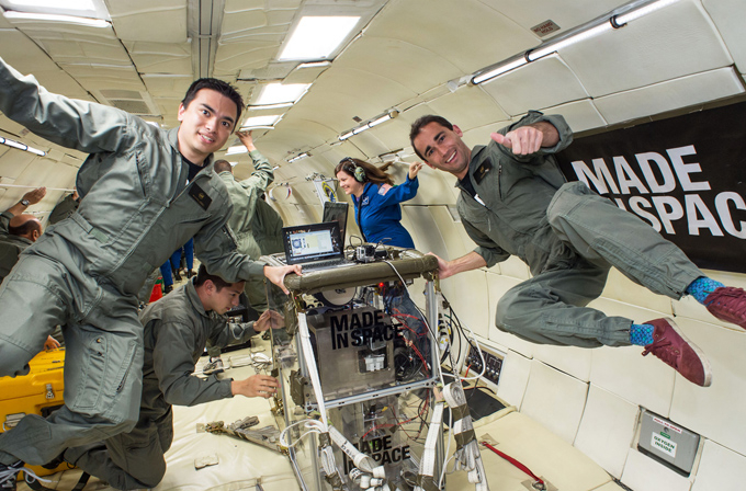 Bir 3D yazıcının uzay macerası