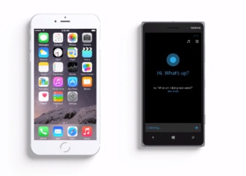 Cortana, iPhone 6 Plus'ın Siri'sine şişman diyor