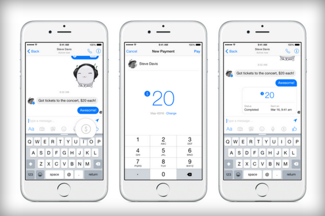 Facebook Messenger'la para gönderme dönemi