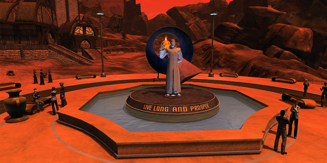 Mr. Spock'ın Star Trek Online'da heykeli dikildi Mr. Spock'ın Star Trek Online'da heykeli dikildi