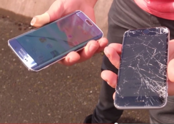 Galaxy S6 Edge ve iPhone 6 düşürme testinde