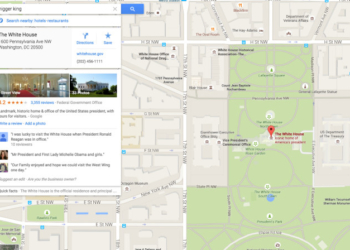 Google Maps'te zenci kelimesi Beyaz Sarayı gösteriyor