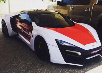 Abu Dabi polisine 3.5 milyon dolarlık araç: Lykan Hypersport