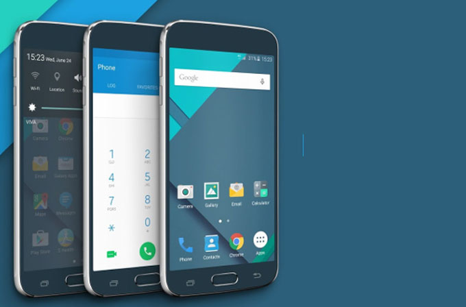 Galaxy S6 ve S6 Edge'e "Material" teması geldi!