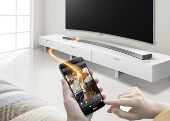 LG Curved Sound Bar HS8'in sesi de görüntüsü kadar güzel