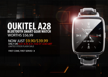 Gearbest.com'dan 60 dolarlık OUKITEL A28 saat sadece 10 dolara!
