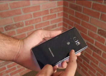Galaxy Note 5'in ilk düşürme testi