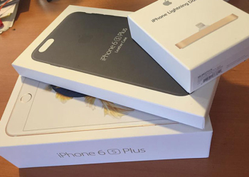 Apple iPhone 6S Plus kutusundan çıkıyor