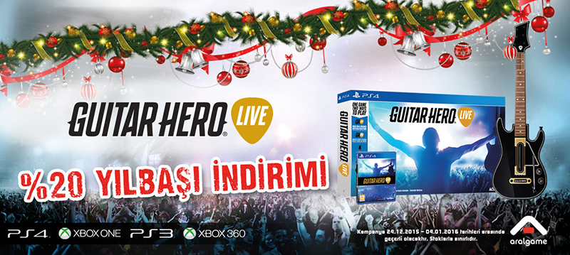 Guitar Hero Live şovu başlıyor GuitarHero