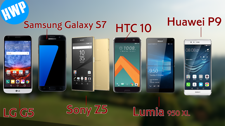 LG G5, HTC 10, Huawei P9, Galaxy S7, Xperia Z5 ve Lumia 950 XL Video Performans Karşılaştırması